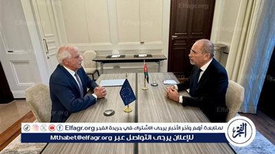  الصفدي وبوريل يبحثان الجهود المبذولة لوقف حرب غزة 