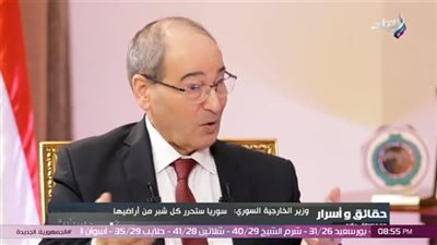 وزير الخارجية السوري: إيران وروسيا لا يحتلان بلادنا كما يردد البعض (فيديو) 