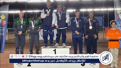 البطل الباراليمبي إبراهيم الخولي يعود للقاهرة اليوم بعد حصد برونزية العالم للتنس 