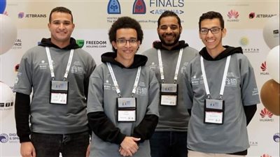 فريق طلاب جامعة أسيوط يصعد للتصفيات النهائية للمسابقة الدولية للبرمجة بكازاخستان