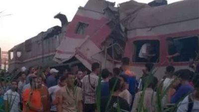المؤبد والمشدد وعزل من الوظيفة للمتهمين بحادث قطار طوخ