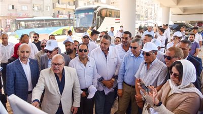محافظ الإسكندرية يتفقد مشروع القوس الشرقي الجديد بمحور اللواء عمر سليمان