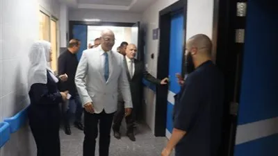 محافظ القليوبية يتابع أعمال التشغيل التجريبي لمبنى الرعايات الجديد بحميات بنها