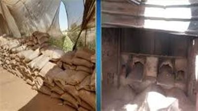 ضبط شخص لقيامه بالتعدي على أرض وإنشاء مصنع لإنتاج المخصبات مجهولة المصدر بالجيزة