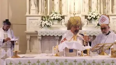 بطريرك الأقباط الكاثوليك يترأس قداس افتتاح كنيسة يسوع الملك بنيوچيرسي