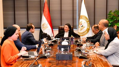 وزيرة البيئة تلتقي أمين لجنة البيئة بحزب مستقبل وطن