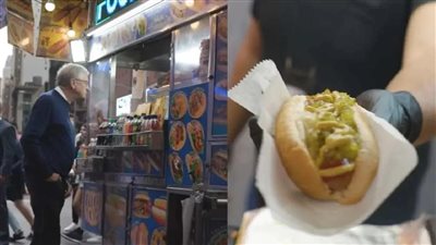 بيل جيتس مع بائع الهوت دوج في نيويورك.. الملياردير يفاجئ الجميع بظهور غير متوقع