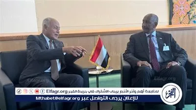 أبو الغيط يلتقي رئيس مجلس السيادة السوداني ويؤكد دعم الجامعة العربية لوحدة السودان ولمؤسساته الوطنية