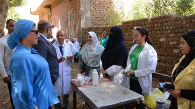 جامعة أسيوط تنظم قافلة بيطرية شاملة بقرية بهيج ضمن مبادرة بداية جديدة  