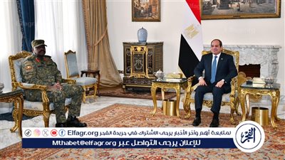 عاجل| السيسي يستقبل قائد قوات الدفاع الشعبية بجمهورية أوغندا