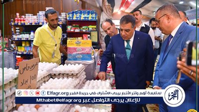 محافظ الدقهلية يتفقد معارض المحافظة الدائمة لبيع السلع والمنتجات بأسعار مخفضة
