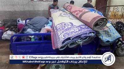 ملحمة وتكاتف من طراز فريد.. أهالي قرية الرقة بالعياط يتبرعون بمستلزمات عينية لـ3 أسر بعد نشوب حريق بمنازلهم