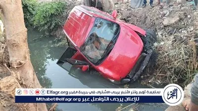 العربية نزلت بيهم في الترعه.. نجاة عروسين أثناء ذهابهم إلى قاعة الأفراح بالفيوم