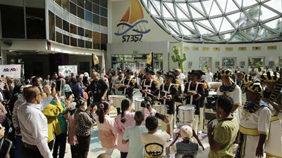 إدارة الموسيقات العسكرية تشارك في إقامة حفل لأطفال مؤسسة مستشفى سرطان 57357