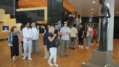 مكتبة الإسكندرية تستقبل الفنانين المشاركين بمهرجان الإسكندرية السينمائي الدولي في دورته 40 