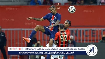 تحت أنظار عبدالمنعم.. نيس يتعادل مع باريس سان جيرمان في الدوري الفرنسي