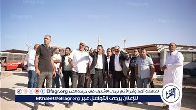 محافظ مطروح يتفقد جراج أتوبيسات النقل الجماعي