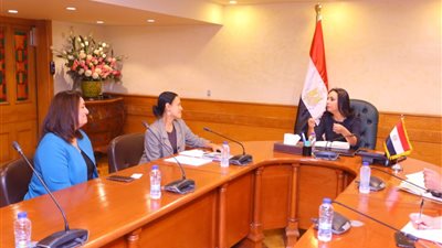 وزيرة التضامن الاجتماعي تلتقي المدير القطري لمؤسسة دروسوس