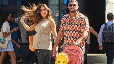 هاجر أحمد ترزق بمولودها الثاني 