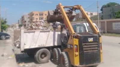 وحدة التدخل السريع بالشرقية ترفع 59 طن قمامة ومخلفات 