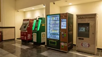 تركيب ماكينات الطعام والمشروبات الآلية في محطة بشتيل