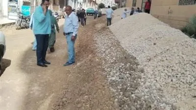 بتكلفه 8 ملايين جنيه.. مدينة الحسينية بالشرقية تتجمل بتركيب بلاط الإنترلوك