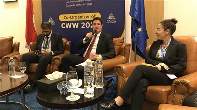 ممثل بنك التعمير الألماني: تنفيذ المرحلة الثالثة بمشروع الصرف الزراعي المغطى بـ46.5 مليون يورو