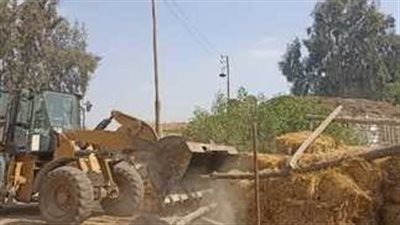 إزالة 30 حالة تعدي على أراضي الدولة ضمن حملات الموجة الـ24 في الشرقية