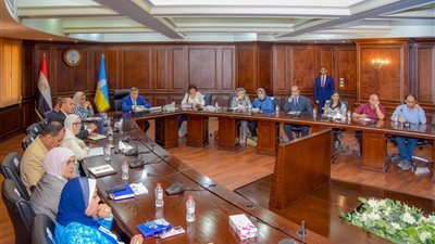 محافظ الإسكندرية يبحث مع فد صندوق التنمية الحضرية ووكالة AVITEM مشروعات أبوقير