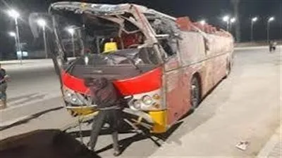 إصابة 24 طالبًا ووفاة مشرفة وتلميذة في انقلاب أتوبيس