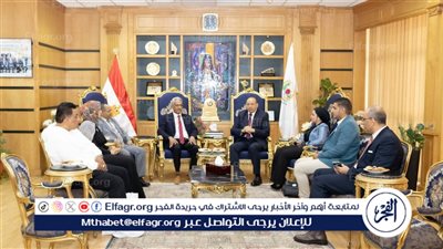 رئيس جامعة المنصورة يستقبل رئيس جامعة تعز «اليمنية» لبحث سبل التعاون 