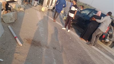 عاجل- تصادم 8 سيارات على الطريق الدائري الإقليمي وإصابة 20 شخصًا