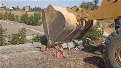 إزالة 16 حالة تعدٍ بالشرقية بمساحة 1165 متر مبان
