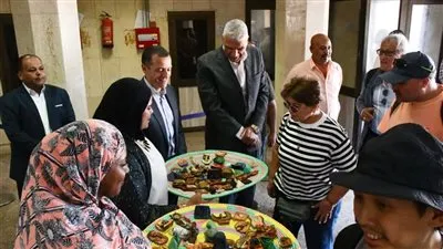 محافظ أسوان يستقبل ضيوف مهرجان تعامد الشمس