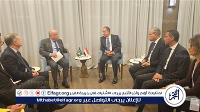 وزير الخارجية ونظيره البرازيلي يؤكدان ضرورة الوقف الفورى لإطلاق النار وتقديم المساعدات