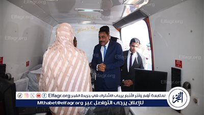 محافظ مطروح يتفقد فعاليات القافلة الخدمية الشاملة لقرية الزويدة بمدينة سيدي براني