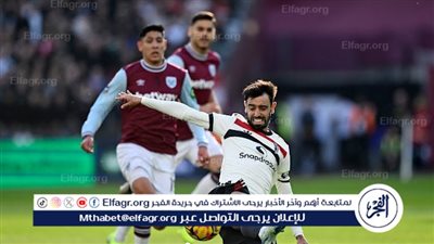 مانشستر يونايتد يسقط أمام وست هام بثنائية في الدوري الإنجليزي 