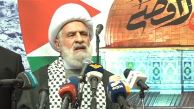 نعيم قاسم: إسرائيل دمرت إمكانات الجيش السوري وتريد التوسع في كل الدول العربية 