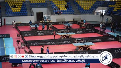 استئناف منافسات بطولة مصر الدولية للناشئين لتنس الطاولة بالإسماعيلية