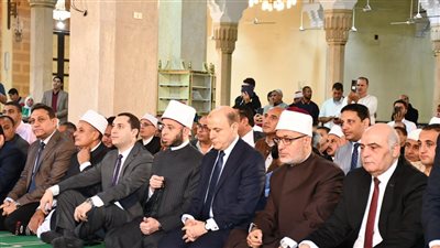 وزير الأوقاف ومفتي الجمهورية ومحافظ كفر الشيخ يشهدون احتفال المحافظة بالعيد القومي