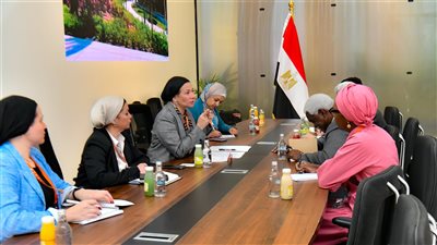 وزيرة البيئة تعقد لقاءا ثنائيا مع المدير العام لمنظمة المدن والحكومات المحلية المتحدة الأفريقية