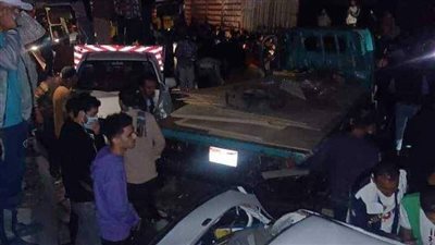 12 جثة بينهم أجزاء جمجمة.. ننشر أسماء ضحايا حادث طريق المطرية الجديد