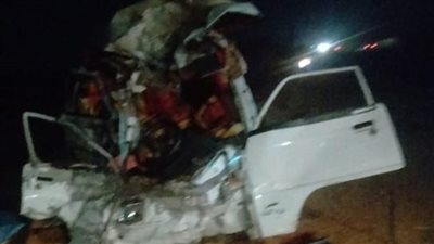 مصرع شخصين على طريق الخطاطبة بتصادم سوزكي بسيارة نقل بالمنوفية