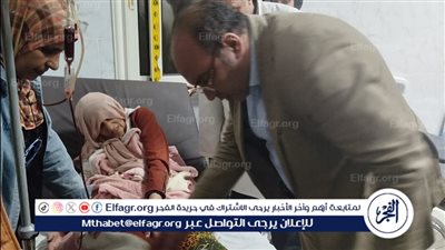 وكيل صحة الدقهلية يطمئن على مصابي حادث طريق 