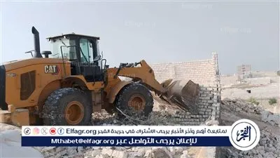 إزالة 147 حالة تعدٍ على الأراضي الزراعية وأملاك الدولة بالمنيا