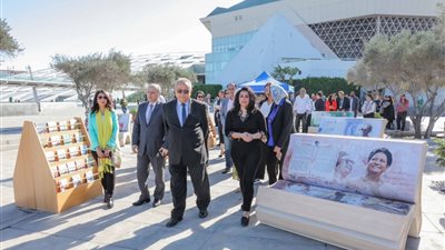 مكتبة الإسكندرية تفتتح ركنًا جديدًا للقراءة بساحتها الخارجية
