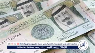 استقرار سعر الريال السعودي أمام الجنيه المصري اليوم السبت 16 نوفمبر 2024