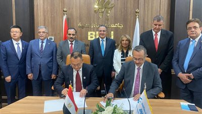 اتفاقية تعاون بين جامعة بنها الأهلية وجامعة ووهان للتكنولوجيا بالصين