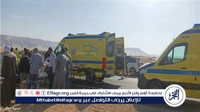 وفاة شخصين بطريق الصحراوي الغربي بمركز المنشاة بسوهاج