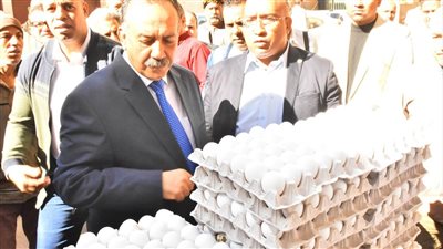 محافظ أسيوط يتفقد المنافذ الثابتة والمتحركة لبيع اللحوم البلدية بـ 290 جنيها للكيلو وبيض المائدة بـ 150 جنيهًا للطبق 